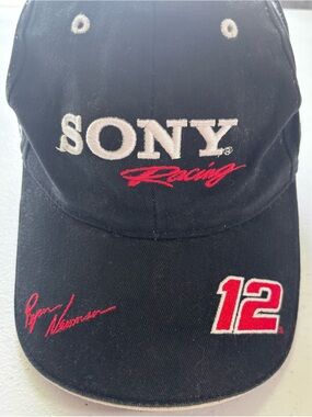 Vintage Ryan Newman #12 Sony Racing NASCAR Hat 2003 Driver of the Year